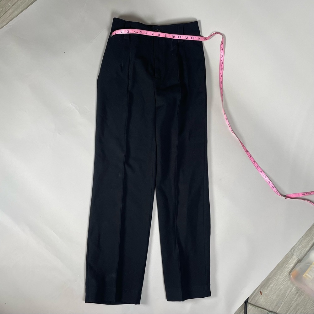 Zara Classic Seamed Black Trousers